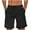 Black Shorts for Men_q, variant on HAPIMO Men's Shorts Elastic Waist Drawstring Casual Outings Sports Shorts Lightweight Relaxed Fit Breathable Comfy Shorts for Beach Vacation Solid Color Shorts Black XX-Large