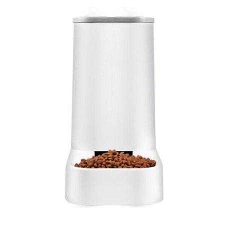 CALIDAKA Container Pet Automatic Feeder Large Capacity PP Home Food Dispenser Dogs Cats