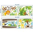 thumbnail image 5 of Pegatinas de pared de dibujos animados de animales del bosque, mono, cuervo, koala, cocotero, para guardería, pósteres de bricolaje, vinilos extraíbles, calcomanías de pared para decoración de dormi, 5 of 5