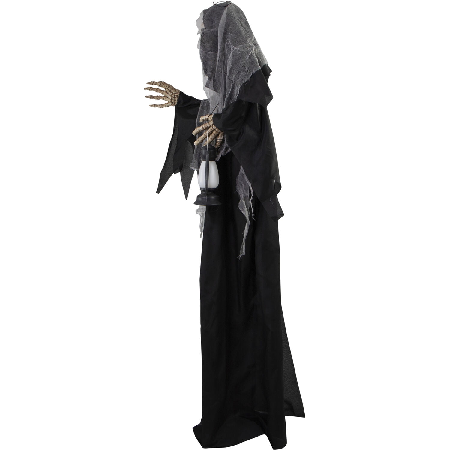Haunted Hill Farm 5.9 ft Lampa Solais the Animated Gruesome Reaper, Indoor/Covered Outdoor Halloween Decoration, HHRPR-24FLSA