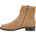 thumbnail image 3 of Women's Walking Cradles Kimber Ankle Bootie Taupe Max Suede 4 M, 3 of 6