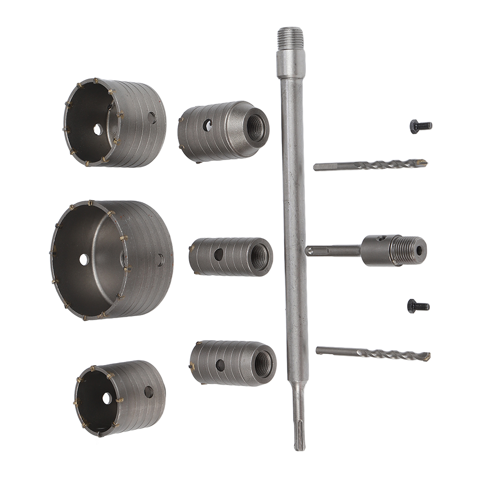 Plus Shank Wall Hole Cutter Kit, Wear Concrete Hole Saw Set Efficient