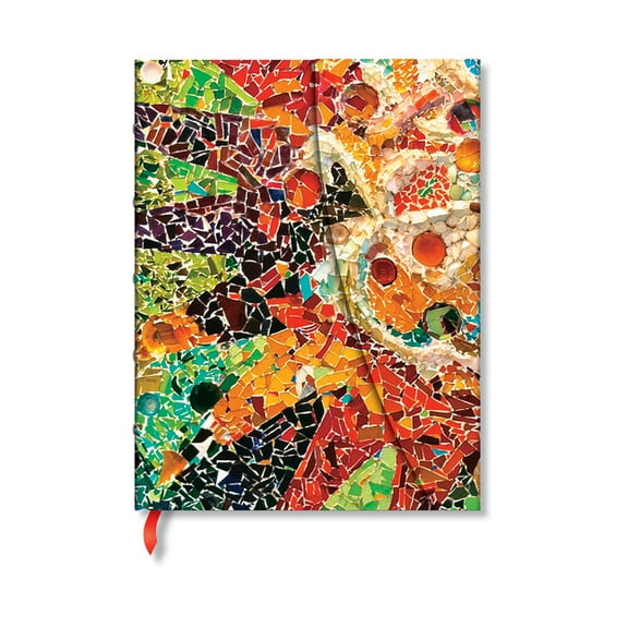 Gaudi's Sun Ultra Hardcover Address Book, 144pg, 120gsm, Antoni Gaudi Collection by Paperblanks (Gaudi's Mosaics), (Hardcover)