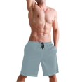thumbnail image 5 of Dailycode Men's Quick Dry Swim Trunks Beach Shorts Casual Summer Board Shorts with Pockets, Ice Blue, 5 of 8