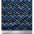 thumbnail image 1 of Soimoi polyester Crepe Fabric Scales Geometric Printed Craft Fabric by the Yard 42 Inch Wide, 1 of 3