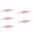 thumbnail image 1 of Soidarity Paquete de 5 cebos de pesca, simulación de plástico, Crankbait, agua de mar, Swimbait, juego de señuelos Stream, accesorios para Pescar rosa verde Soidarity OD023581-01, 1 of 6