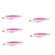 thumbnail image 2 of Sonducket Paquete de 5 cebos de pesca de plástico, señuelos de corriente portátiles, aparejos, rosa, verde Type2 NO2, 2 of 6
