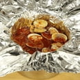 thumbnail image 4 of OUNONA Baking Foil Paper 50 Sheets Tinfoil for Baking and Frying Silver, 4 of 6