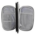 thumbnail image 1 of Digital Accessory Storage Bag Electronic Organizer for Travel and Bathroom Organization Black Shockproof 1Set, 1 of 4