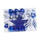 thumbnail image 2 of 88x Adornos de bolas para árbol de Navidad, adornos navideños, decoraciones para árboles de Navidad Azul, 2 of 9