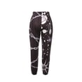 thumbnail image 3 of Qiylii Women's Printed Jogger Pants Elastic Waist Color Block Street Loose Sweatpants with Pockets, 3 of 8