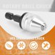 thumbnail image 4 of Silver+Black 6mm Keyless Drill Bit Chuck Quick Change Adapter Converter Hex Shank, 4 of 5