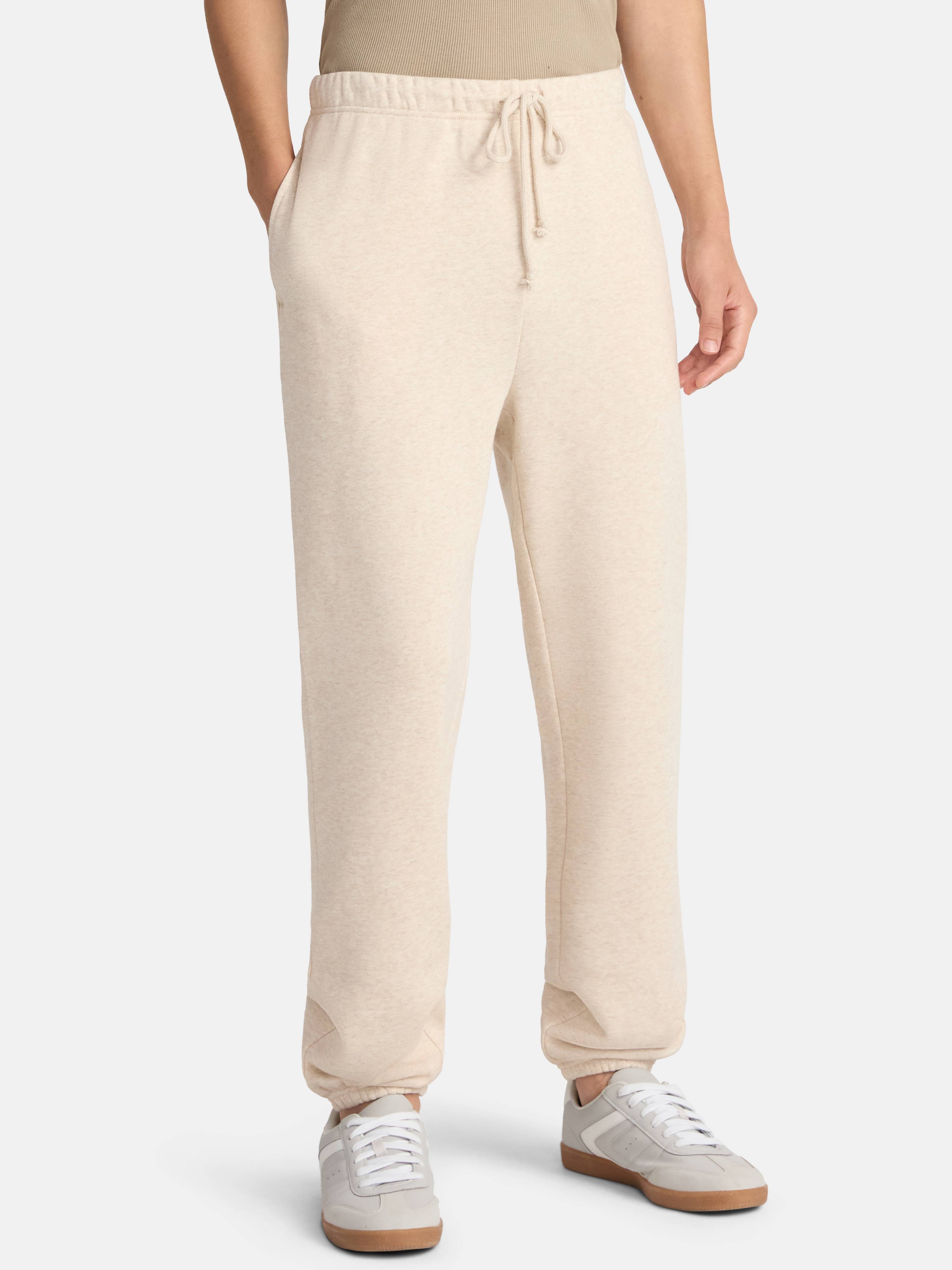 No Boundaries All Gender Soft Fleece Jogger Pants, 30" Inseam, Men's and Big Men's