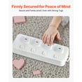 thumbnail image 4 of VEVOR Outlet Covers, 70 Pack, Plug Covers for Electrical Outlets, Secure Electric Socket Protector Caps with Shock Prevention, Easy Installation, Insulated ABS, for Home Wall Power Sockets, White, 4 of 9