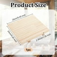 thumbnail image 2 of 1pc Wooden Clay Board Mat Mud Board Square for Sculpture Craft Tool BurlyWood 24x24x2.95cm, 2 of 6