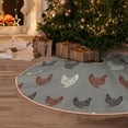 thumbnail image 5 of Balery Rooster Printed Christmas Tree Skirt , Merry Christmas Party Christmas Tree Decoration,Adjustable Tree Skirt-48", 5 of 6