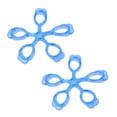 thumbnail image 1 of KAKOWELY 2Pcs Plastic Guitar Force Finger Enhancer Hand Grip Finger Trainer Finger Exerciser(Blue),2.76"X2.76"X0.31", 1 of 4