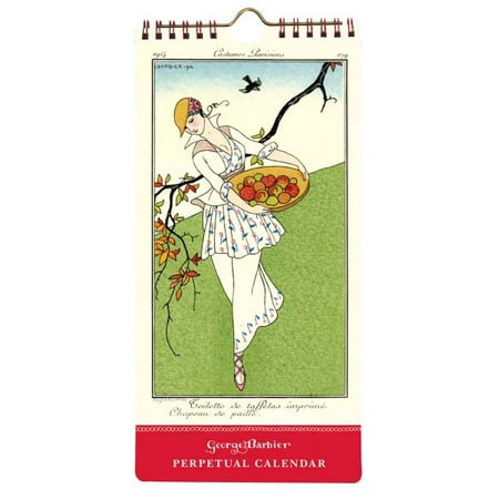 The Art & Fashion of George Barbier Perpetual Slimline Calendar