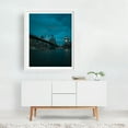 thumbnail image 2 of NYC Skyline from Dumbo 01 - Brooklyn New York Photography City Bridge Skyline Nightlife Architecture Water White Framed Wall Art Print 8 x 10 inches, 2 of 3