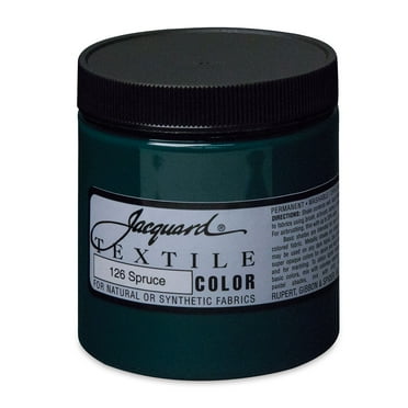 Jacquard Textile Color Fabric Paint 8oz-Spruce