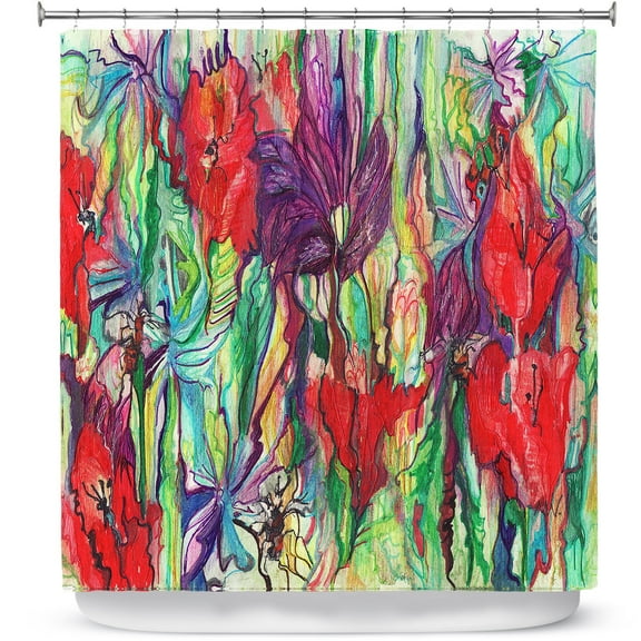 Shower Curtains 70" x 73" from DiaNoche Designs by Maeve Wright - Drousy Numbness