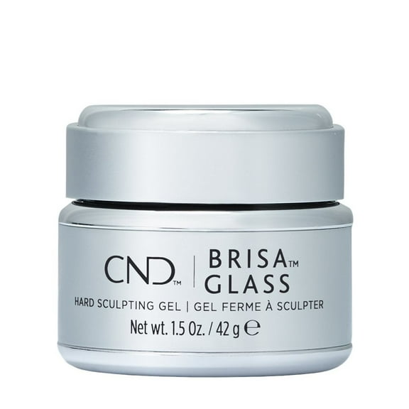 CND Brisa Gel Glass Hard Sculpting Gel Clear 1.5oz