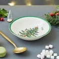 thumbnail image 3 of Spode Christmas Tree Ascot Cereal Bowls Set of 4, Use for Breakfast, Oatmeal, Cereal, or Soup Made of Fine Earthenware, Measures 8-Inch, Dishwasher and Microwave Safe, 3 of 8