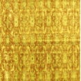 thumbnail image 1 of Ahgly Company Machine Washable Indoor Square Persian Yellow Traditional Area Rugs, 5' Square, 1 of 4