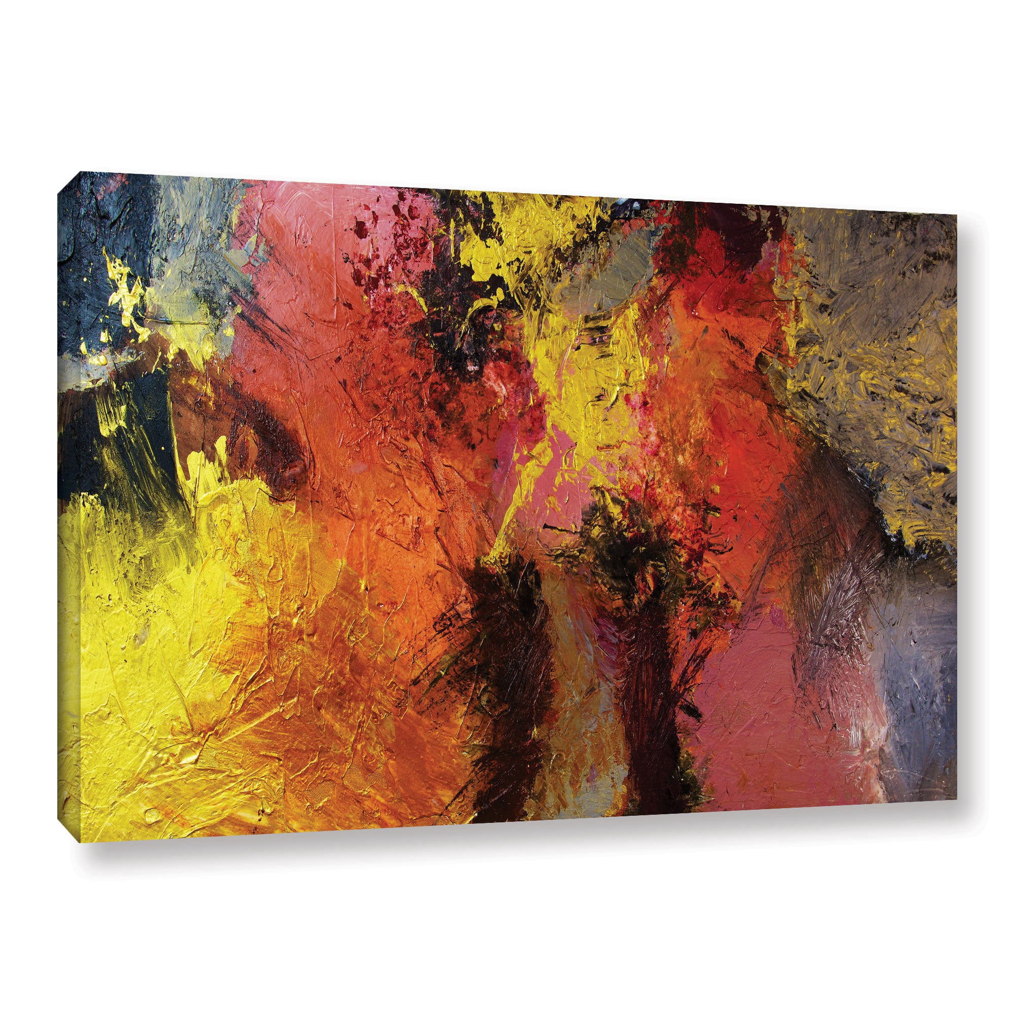 ArtWall Allan Friedlander "Fire And Brimstone" Gallery-wrapped Canvas