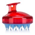 thumbnail image 1 of Cepillo de champú ador pa cabelludo, cepillo de manual pa cabelludo [húmedo y seco], rojo Colcomx cepillo de silicona para champú, 1 of 8