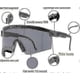thumbnail image 2 of Men's And Women's Polarized Cycling Sunglasses,uv400 Protection Sports Fan Sunglasses Hiking Fishing, 2 of 4