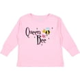 thumbnail image 3 of Inktastic Queen Bee Girls Long Sleeve Toddler T-Shirt, 3 of 5