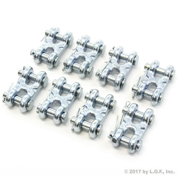 Red Hound Auto (8) Safety Chain RePair Link 1/4 Inch 5/16 Inch Twin