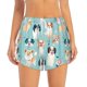 thumbnail image 2 of Balery Colorful Dog Pantalones cortos deportivos para mujer con forro y dos bolsillos, elásticos, para entrenamiento, gimnasio, yoga-Small, 2 of 7