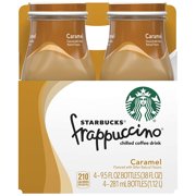 Starbucks Frappuccino Coffee Drink, Caramel, 9.5 oz (4 Pack)
