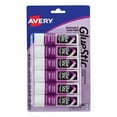 thumbnail image 2 of Permanent Glue Stic Value Pack, 0.26 Oz, Applies Purple, Dries Clear, 6/pack | Bundle of 10 Packs, 2 of 8