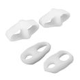 thumbnail image 3 of Mgaxyff 2Pcs 2 Hole Gel Silicone Overlapping Toe Separator Stretcher Protector Foot Care,Toe Separator,Silicone Toe Stretchers, 3 of 7