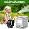 thumbnail image 6 of WADEO IBC Tank Fitting, 2.36'' Fine Thread Adapter for 275-330 Gallon IBC Tote Tank, IBC Tote Aadpter with Brass Hose Faucet Valve (3/4" Female NPT Inlet×3/4" GHT Outlet), Garden Hose Quick Connector, 6 of 7