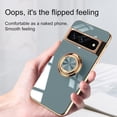 thumbnail image 6 of Compatible with Google Pixel 7a Case Ring Holder for Women Girls, Finger Rotating Kickstand Magnetic Car Stand Soft Bumper Cover, Shockproof Phone Case for Google Pixel 7a 6.1 inch, Grey, 6 of 14