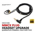 thumbnail image 2 of 3.5mm to MMCX 6N OCC Upgrade Cable 4ft Compatible with Shure SE846 SE535 S0NY N1AP N3AP Logi UE900 900S Fii0 F5 F9 Macaw Vsonic IBasso Beyer Fidue Headphones, 2 of 10