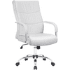 Lacoo Office Chair High Back Executive Chair Chair with PU Leather, White