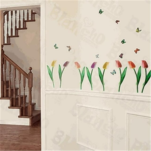 Papillons Volants 3 - Autocollants Muraux Moyens Appliques Décor Maison Multicolore