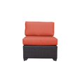 thumbnail image 2 of TKC Barbados Armless Patio Chair in Orange, 2 of 6