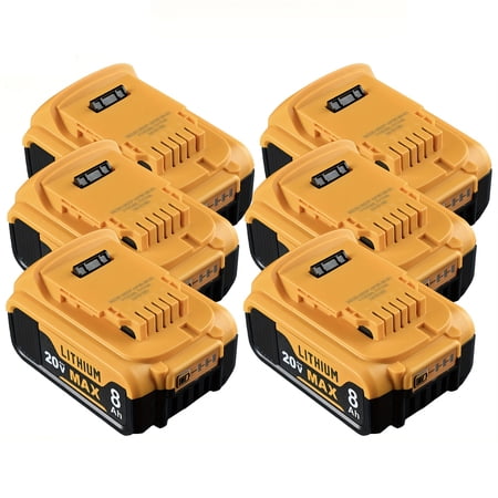 Compatible battery 6 piece 8.0ah