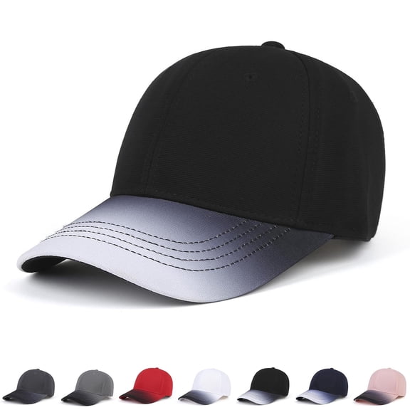 YHAJDS Women Men Baseball Hat Gradient Color Sun Protection Cap Spring Summer Daily