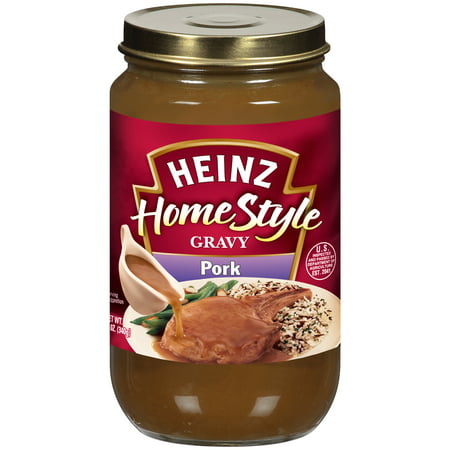(2 Pack) Heinz Home-Style Pork Gravy, 12 oz Jar