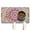 White-498, variant on Dog Food Mat with Harmony Symmetry Fusion Artistic Floral Paisley Pattern, Absorbent Non-Slip Pet Feeding Mat