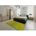 thumbnail image 5 of Ahgly Company Machine Washable Indoor Square Transitional Olive Green Area Rugs, 7' Square, 5 of 7