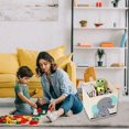 thumbnail image 5 of Foldable storage box for children, storage box for animal toys, storage box for children with large capacity, 5 of 5
