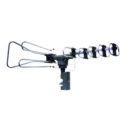 Atsc Digital Tv Antenna NAXA High-Powered, Amplified, Motorized Outdoor Antenna Suitable For HDTV and ATSC Digital Television (NAA-350) ()